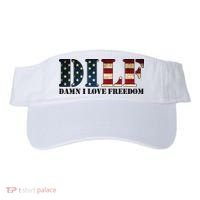 DILF Damn I Love Freedom Funny Patriotic USA Flag Visor thumb 0