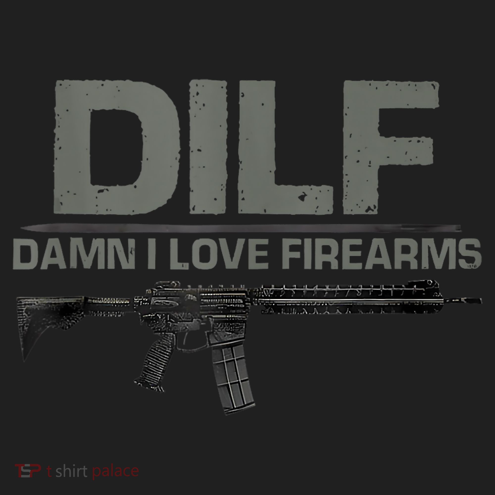DILF Damn I Love Firearms Funny Tumbler