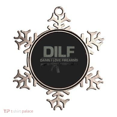 DILF Damn I Love Firearms Funny Ornament