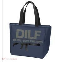 DILF Damn I Love Firearms Funny Tote Bag thumb 3