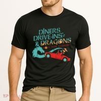 Diners Drive Ins And Dragons Roll For Flavor Cooling Performance Crew T-Shirt thumb 2