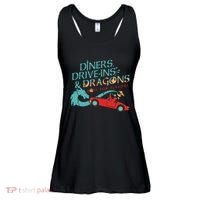 Diners Drive Ins And Dragons Roll For Flavor Ladies Essential Flowy Tank thumb 0