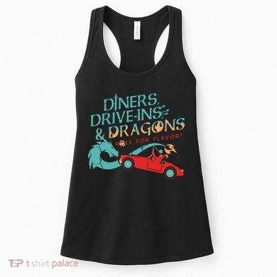 Diners Drive Ins And Dragons Roll For Flavor Women's Tank Top