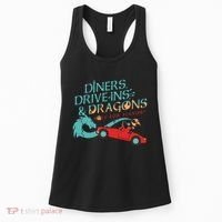 Diners Drive Ins And Dragons Roll For Flavor Women's Tank Top thumb 0