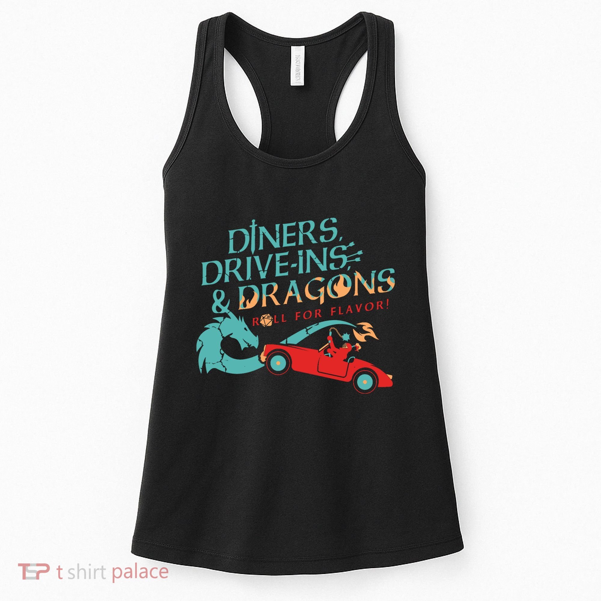Diners Drive Ins And Dragons Roll For Flavor Women's Tank Top