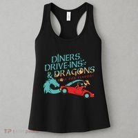 Diners Drive Ins And Dragons Roll For Flavor Women's Tank Top thumb 3