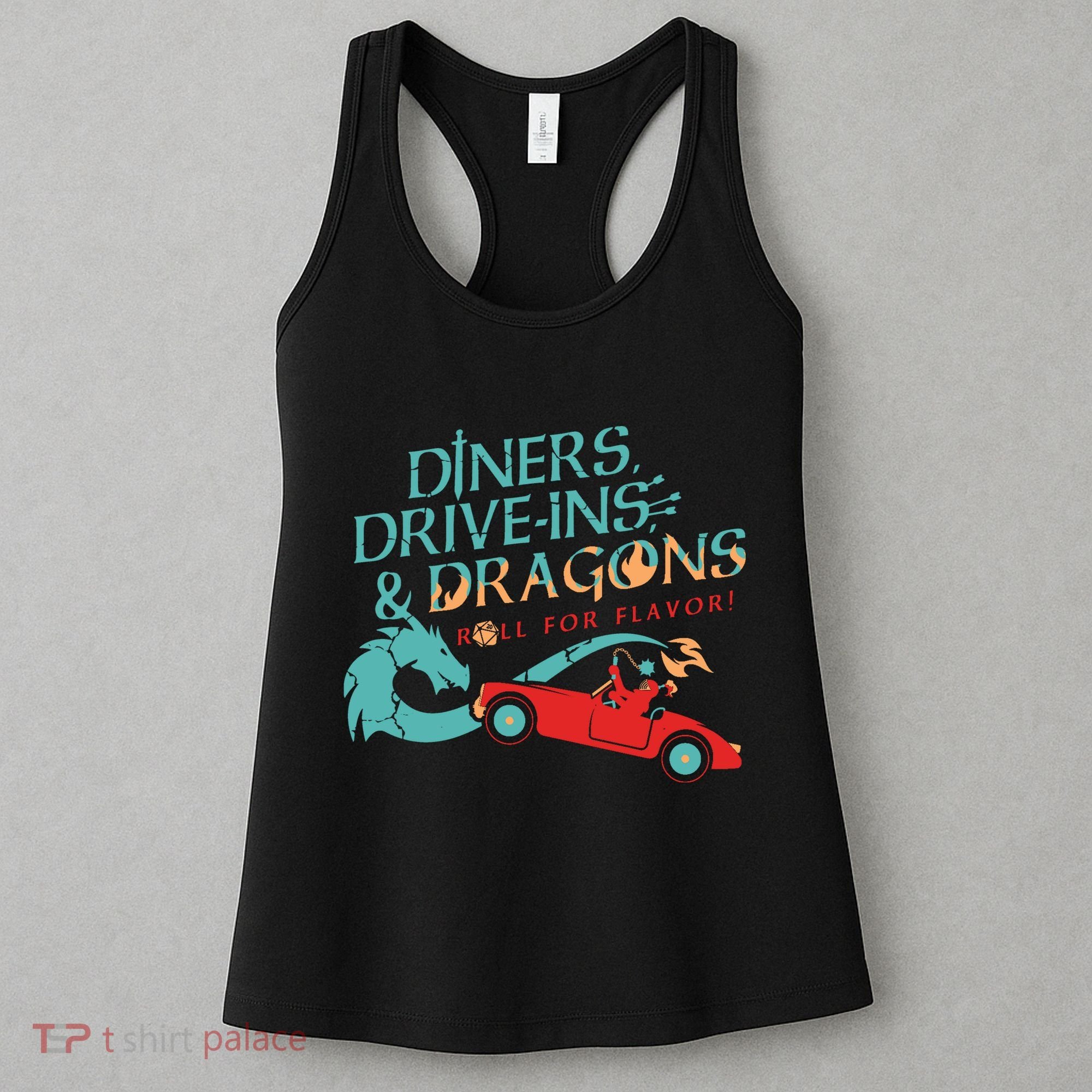 Diners Drive Ins And Dragons Roll For Flavor Women's Tank Top
