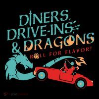 Diners Drive Ins And Dragons Roll For Flavor Toddler Hoodie thumb 2