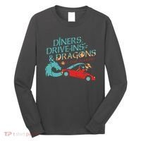 Diners Drive Ins And Dragons Roll For Flavor Long Sleeve Shirt thumb 0