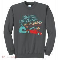 Diners Drive Ins And Dragons Roll For Flavor Sweatshirt thumb 0