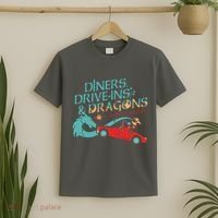 Diners Drive Ins And Dragons Roll For Flavor T-Shirt thumb 2