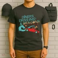 Diners Drive Ins And Dragons Roll For Flavor T-Shirt thumb 6