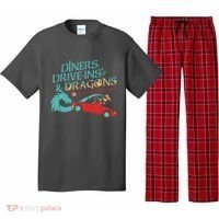 Diners Drive Ins And Dragons Roll For Flavor Pajama Set thumb 0