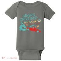 Diners Drive Ins And Dragons Roll For Flavor Baby Bodysuit thumb 0