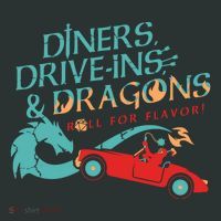 Diners Drive Ins And Dragons Roll For Flavor Baby Bodysuit thumb 2