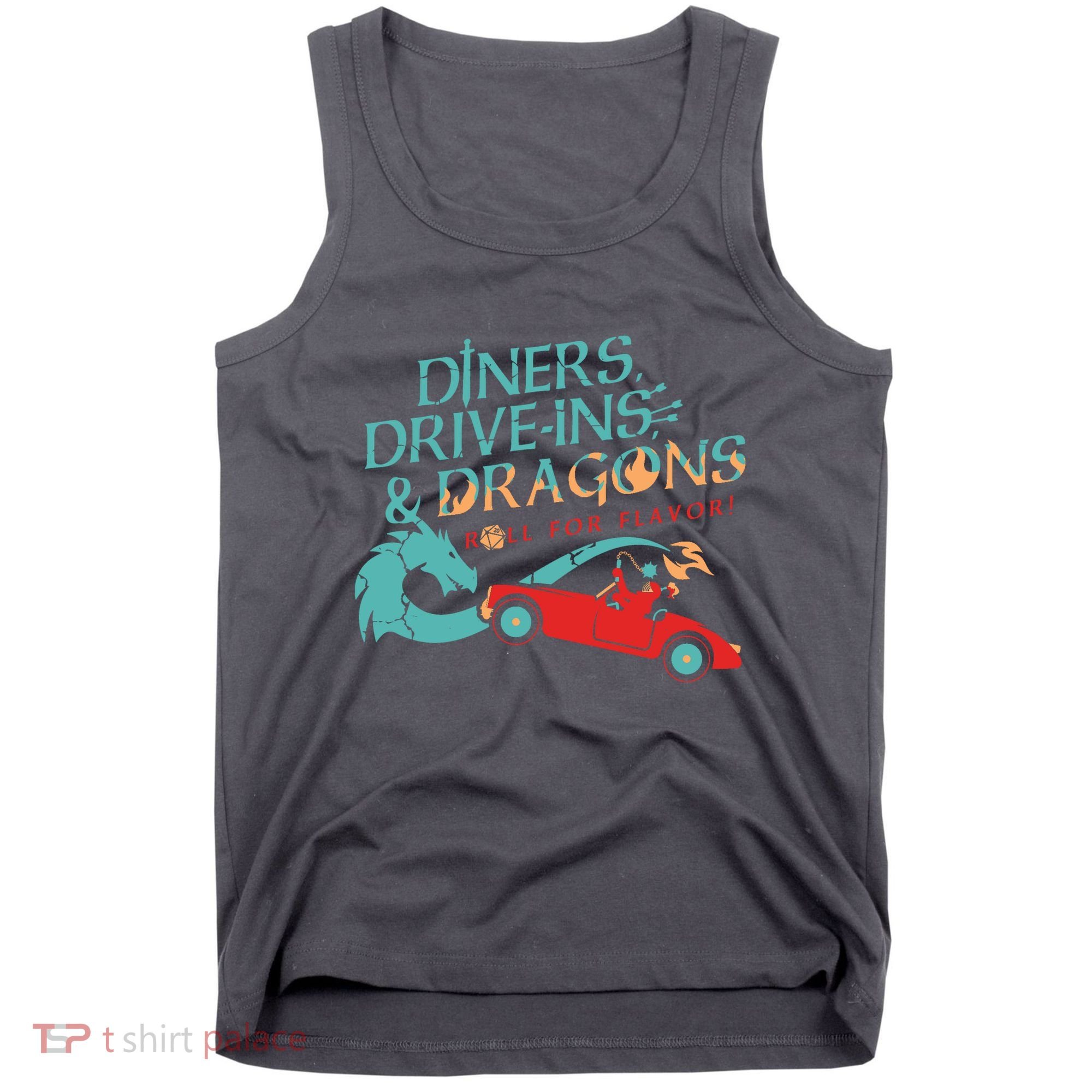 Diners Drive Ins And Dragons Roll For Flavor Tank Top