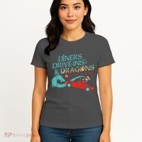 Diners Drive Ins And Dragons Roll For Flavor Women's T-Shirt thumb 4