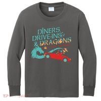 Diners Drive Ins And Dragons Roll For Flavor Kids Long Sleeve Shirt thumb 0