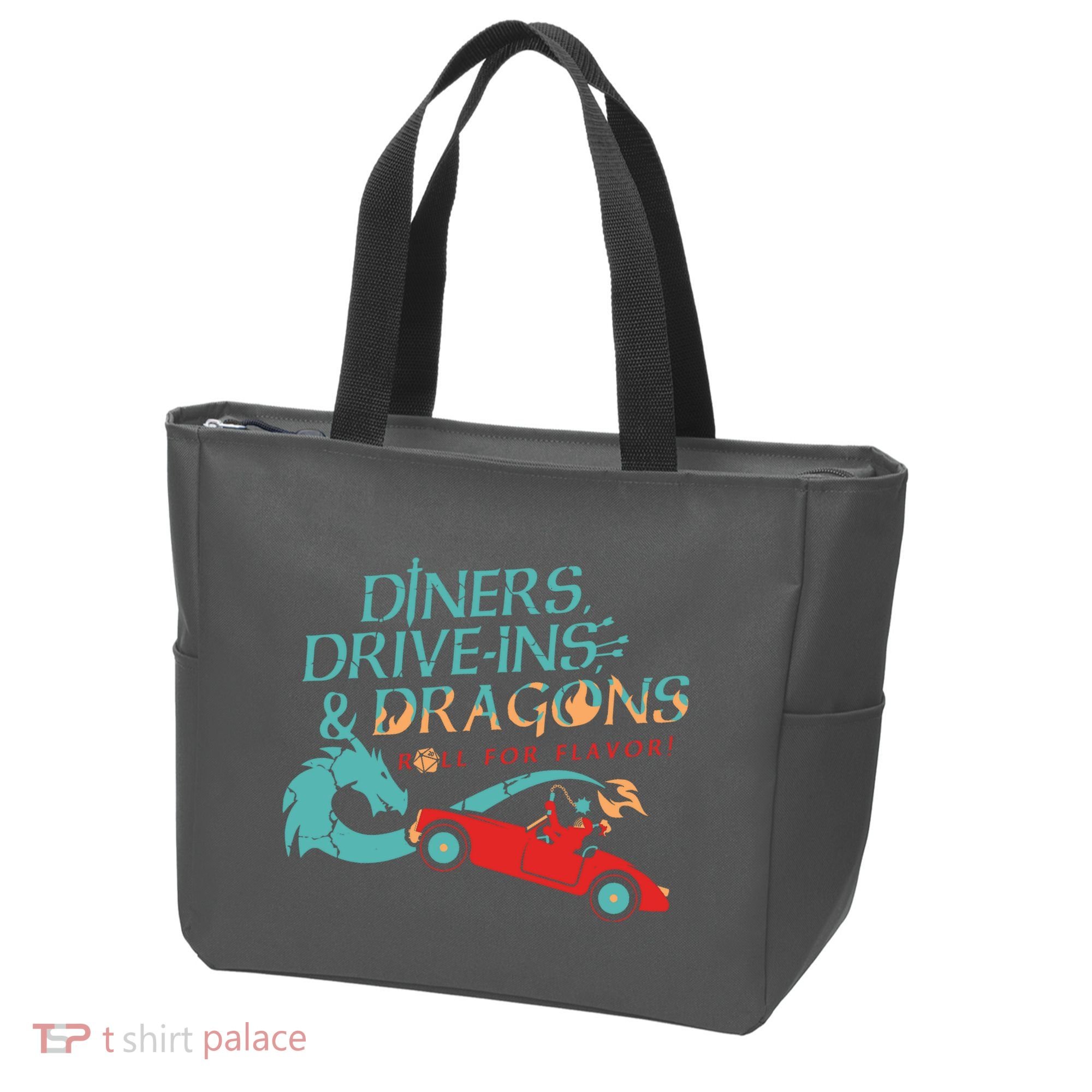 Diners Drive Ins And Dragons Roll For Flavor Tote Bag