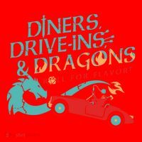 Diners Drive Ins And Dragons Roll For Flavor Santa Hat thumb 1
