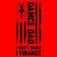 Dance Dad I Don't Dance I Finance Dance Dad Ballet Gift Santa Hat thumb 1