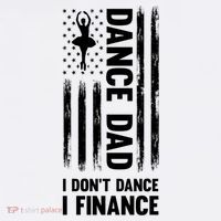 Dance Dad I Don't Dance I Finance Dance Dad Ballet Gift Comfort Colors Garment-Dyed Hooded Sweatshirt thumb 2