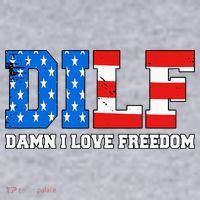 Dilf Damn I Love Freedom Women's Sweatshirt thumb 2