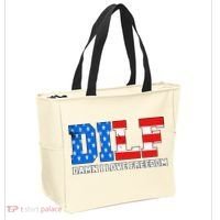 Dilf Damn I Love Freedom Tote Bag thumb 2