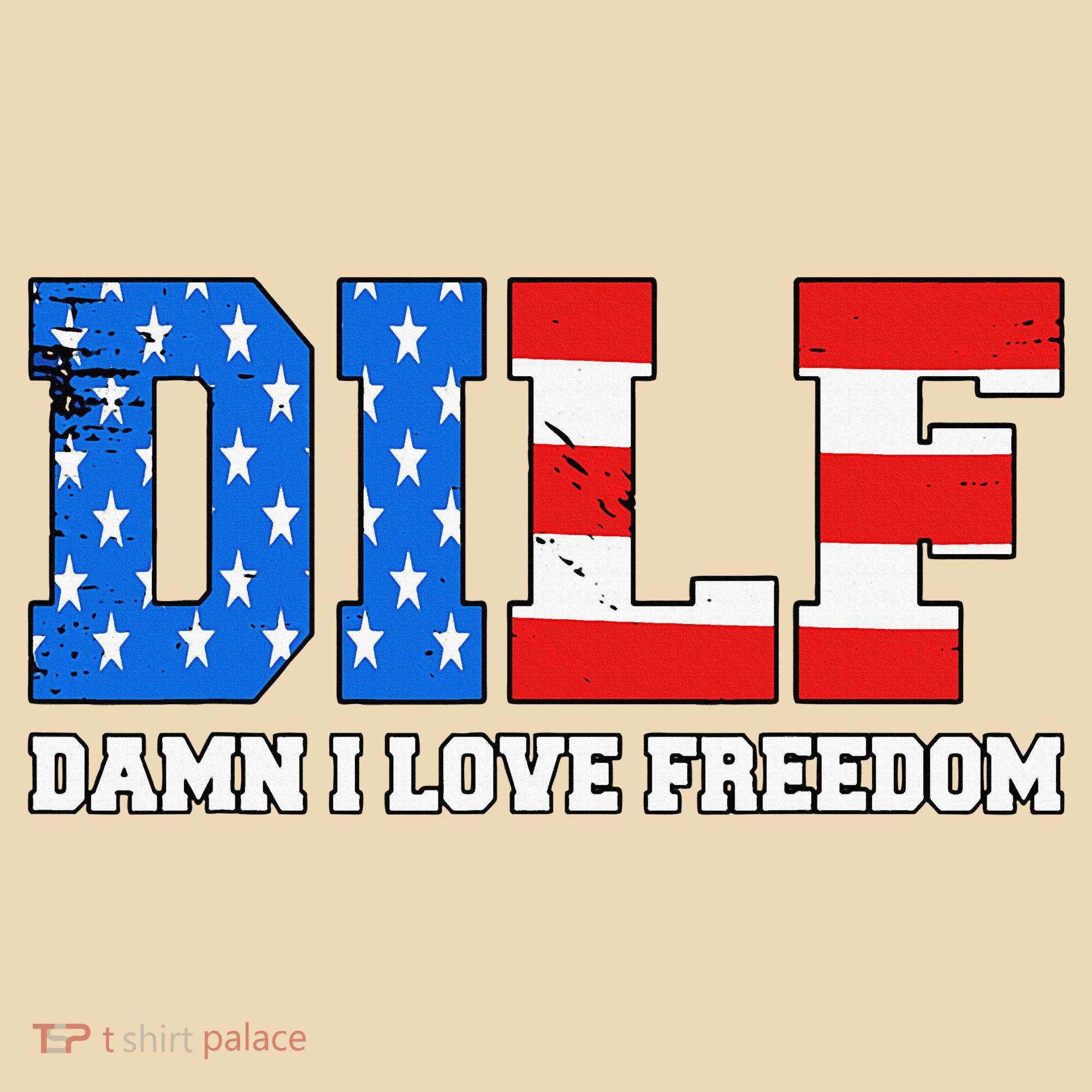 Dilf Damn I Love Freedom Tote Bag