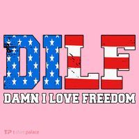 Dilf Damn I Love Freedom Coaster thumb 2