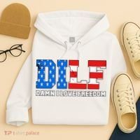 Dilf Damn I Love Freedom Hoodie thumb 4