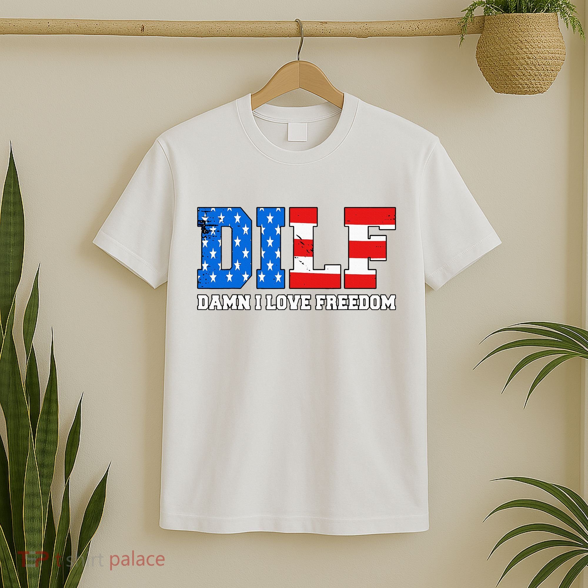 Dilf Damn I Love Freedom T-Shirt