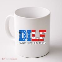 Dilf Damn I Love Freedom Coffee Mug thumb 0