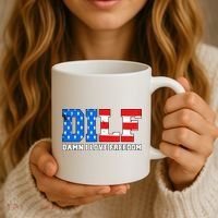 Dilf Damn I Love Freedom Coffee Mug thumb 3