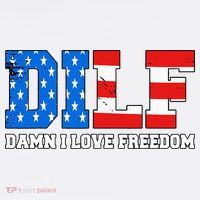 Dilf Damn I Love Freedom Mousepad thumb 1