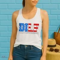 Dilf Damn I Love Freedom Women's Tank Top thumb 2