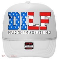 Dilf Damn I Love Freedom Hat thumb 0