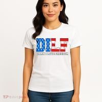 Dilf Damn I Love Freedom Women's T-Shirt thumb 4