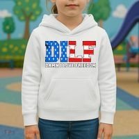 Dilf Damn I Love Freedom Kids Hoodie thumb 3