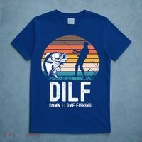 Dilf Damn I Love Fishing Gift T-Shirt thumb 5