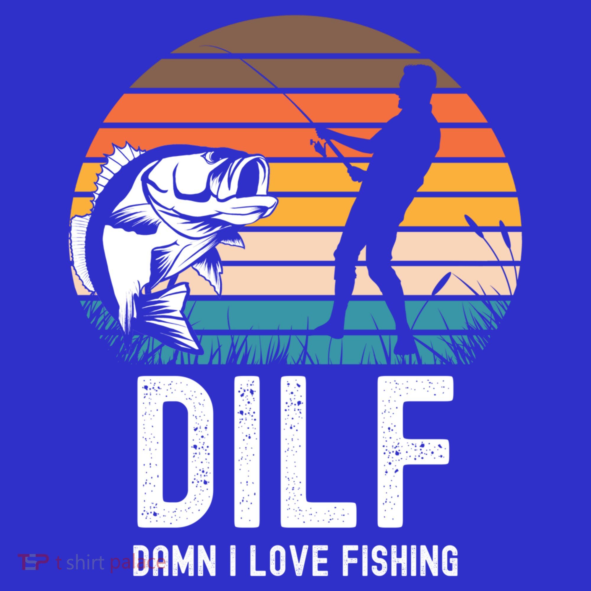 Dilf Damn I Love Fishing Gift Women's Long Sleeve Shirt