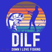 Dilf Damn I Love Fishing Gift Kids Long Sleeve Shirt thumb 2