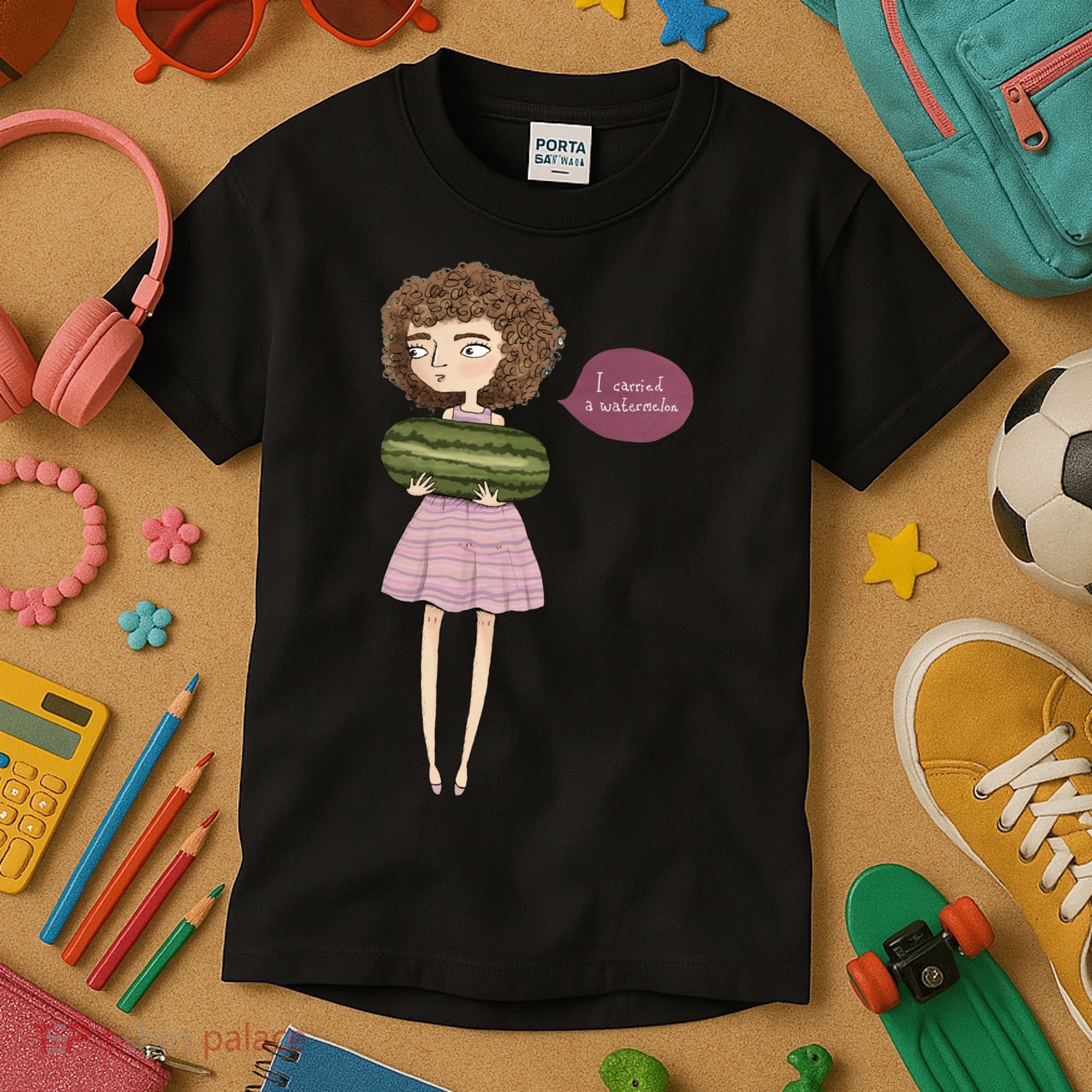 Dirty Dancing I Carried A Watermelon Kids T-Shirt