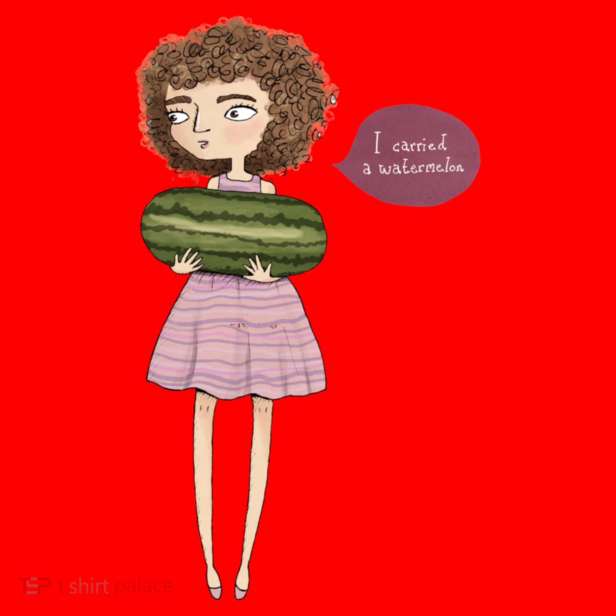 Dirty Dancing I Carried A Watermelon Santa Hat
