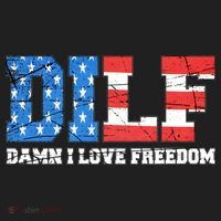 Dilf Damn I Love Freedom Women's Sweatshirt thumb 2