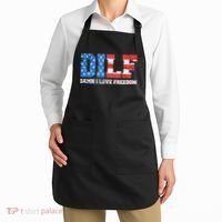 Dilf Damn I Love Freedom Apron thumb 2