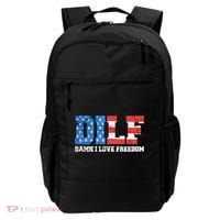 Dilf Damn I Love Freedom Backpack thumb 0