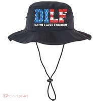 Dilf Damn I Love Freedom Bucket Hat thumb 0