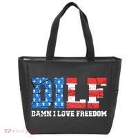 Dilf Damn I Love Freedom Tote Bag thumb 0
