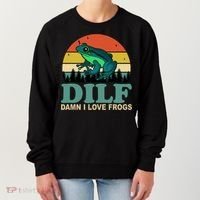 DILF Damn I Love Frogs Women's Sweatshirt thumb 0